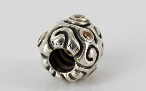 Pandora Genuine 925 Silver Unique HONEY LARGE DAYDREAM Charm - 790548CZM RRP65!!!