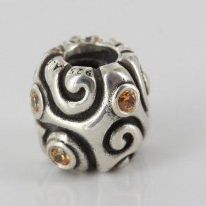 Pandora Genuine 925 Silver Unique HONEY LARGE DAYDREAM Charm - 790548CZM RRP65!!!