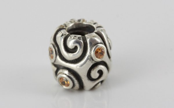 Pandora Genuine 925 Silver Unique HONEY LARGE DAYDREAM Charm - 790548CZM RRP65!!!