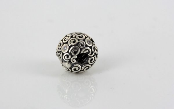 Genuine Pandora 925 ALE Silver Clip Charm - WHITE CZ GALAXY 790962CZ RRP£75!!!