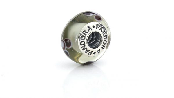 PANDORA Genuine SILVER 925 ALE-GREY FLOWER FOR YOU CHARM-790642 RRP£45!!!