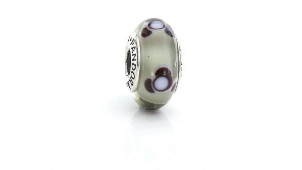 PANDORA Genuine SILVER 925 ALE-GREY FLOWER FOR YOU CHARM-790642 RRP£45!!!