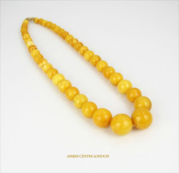 Antique German Konigsberg Butterscotch Baltic Amber Necklace A0608 RRP£12500!!!