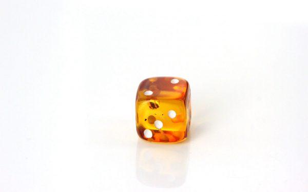 German Baltic Amber Dice Exquisitely Handmade Carved Unique CAR0121 RRP£30!!!