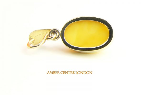 Italian Made German Butterscotch Amber Pendant in 9ct Gold GP0006Y RRP£175!!!