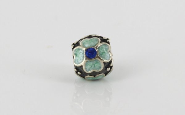 Pandora Genuine 925 Silver and Blue Enamel Daisy Charm 790433EB RRP£50!!!