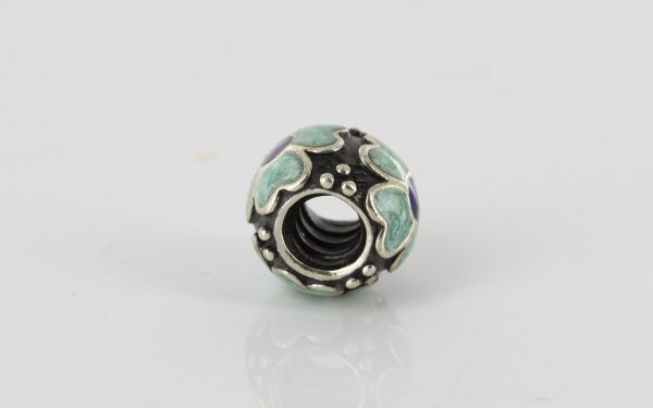 Pandora Genuine 925 Silver and Blue Enamel Daisy Charm 790433EB RRP£50!!!