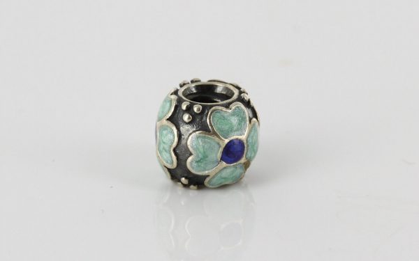 Pandora Genuine 925 Silver and Blue Enamel Daisy Charm 790433EB RRP£50!!!