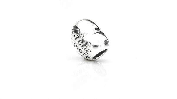 Genuine Unique Pandora Silver Charm S925 ALE -ENGRAVED HEART- 791111 RRP£45!!!