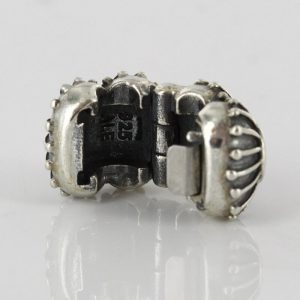 PANDORA Genuine 925 ALE PINK ENAMEL OYSTER CLIP CHARM 790578EN24 RRP£65!!!
