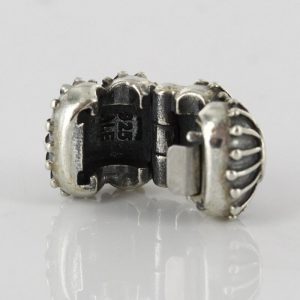 PANDORA Genuine 925 ALE PINK ENAMEL OYSTER CLIP CHARM 790578EN24 RRP£65!!!