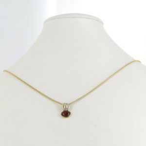 Italian Handmade Unique Elegant German Baltic Amber Pendant in 9ct solid Gold -GP0164 RRP£125!!!