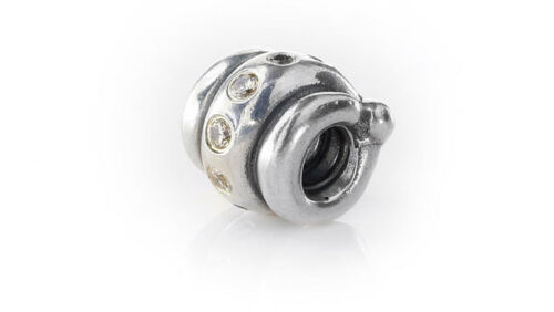 Pandora Genuine 925 ALE Charm Champagne Zirconia Swirl -790328CCZ RRP£65!!!