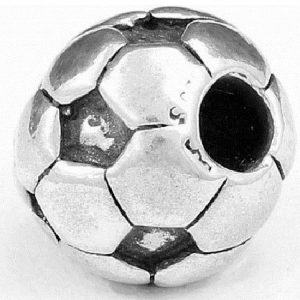 Genuine Trollbeads Silver 925S LAA Soccer Ball Charm 11519 RRP£68!!!