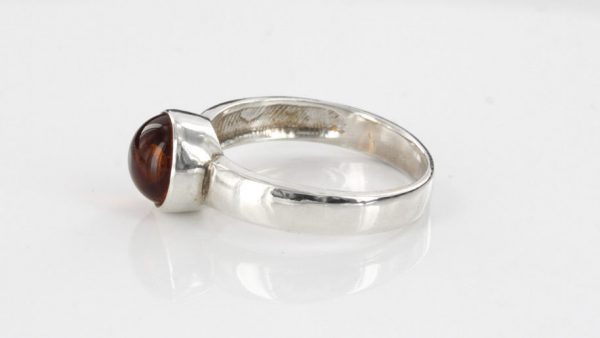 ITALIAN MADE GERMAN BALTIC AMBER RING 925 STERLING SILVER - SR011 RRP£40!!!