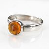 ITALIAN MADE GERMAN BALTIC AMBER RING 925 STERLING SILVER - SR011 RRP£40!!!