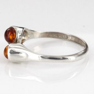 ITALIAN MADE GERMAN BALTIC AMBER RING 925 STERLING SILVER - SR012 RRP£25!!!