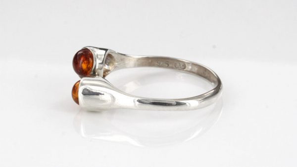 ITALIAN MADE GERMAN BALTIC AMBER RING 925 STERLING SILVER - SR012 RRP£25!!!