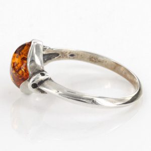 ITALIAN DESIGN GERMAN BALTIC AMBER HANDMADE RING 925 STERLING SILVER-SR017 RRP£35!!!