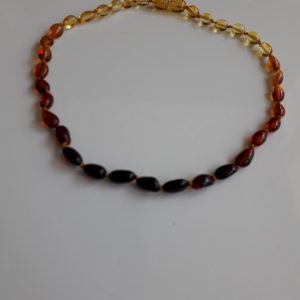 Teething Baby/Child Necklace Genuine Natural Multicolored Baltic Amber A09268 RRP£25!!!