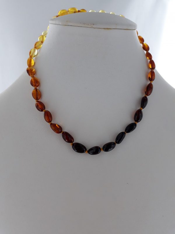 Teething Baby/Child Necklace Genuine Natural Multicolored Baltic Amber A09268 RRP£25!!!