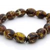 German Handmade Mosaic Style Healing Unique Amber Bracelet W038 RRP£90!!!