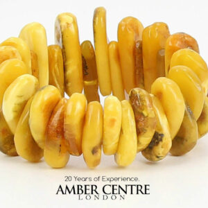 German Antique Butterscotch Baltic Amber Healing Bracelet W012 RRP£1495!!
