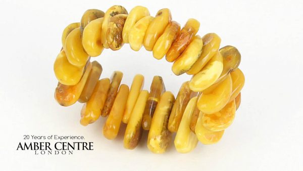 German Antique Butterscotch Baltic Amber Healing Bracelet W012 RRP£1495!!