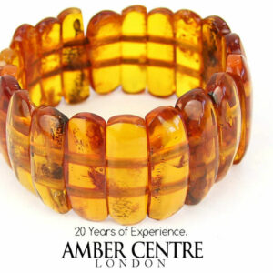 German Baltic Amber Healing Handmade Bracelet Genuine Amber W058 RRP£595!!!