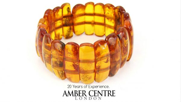 German Baltic Amber Healing Handmade Bracelet Genuine Amber W058 RRP£595!!!