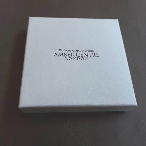 BUTTERSCOTCH BALTIC AMBER 925 SILVER CROSS PENDANT Handmade-PE0124 RRP£50!!