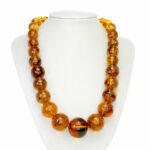 Large Dominican Handmade Genuine Amber Bead Necklace - A2683 RRP£5250!!!