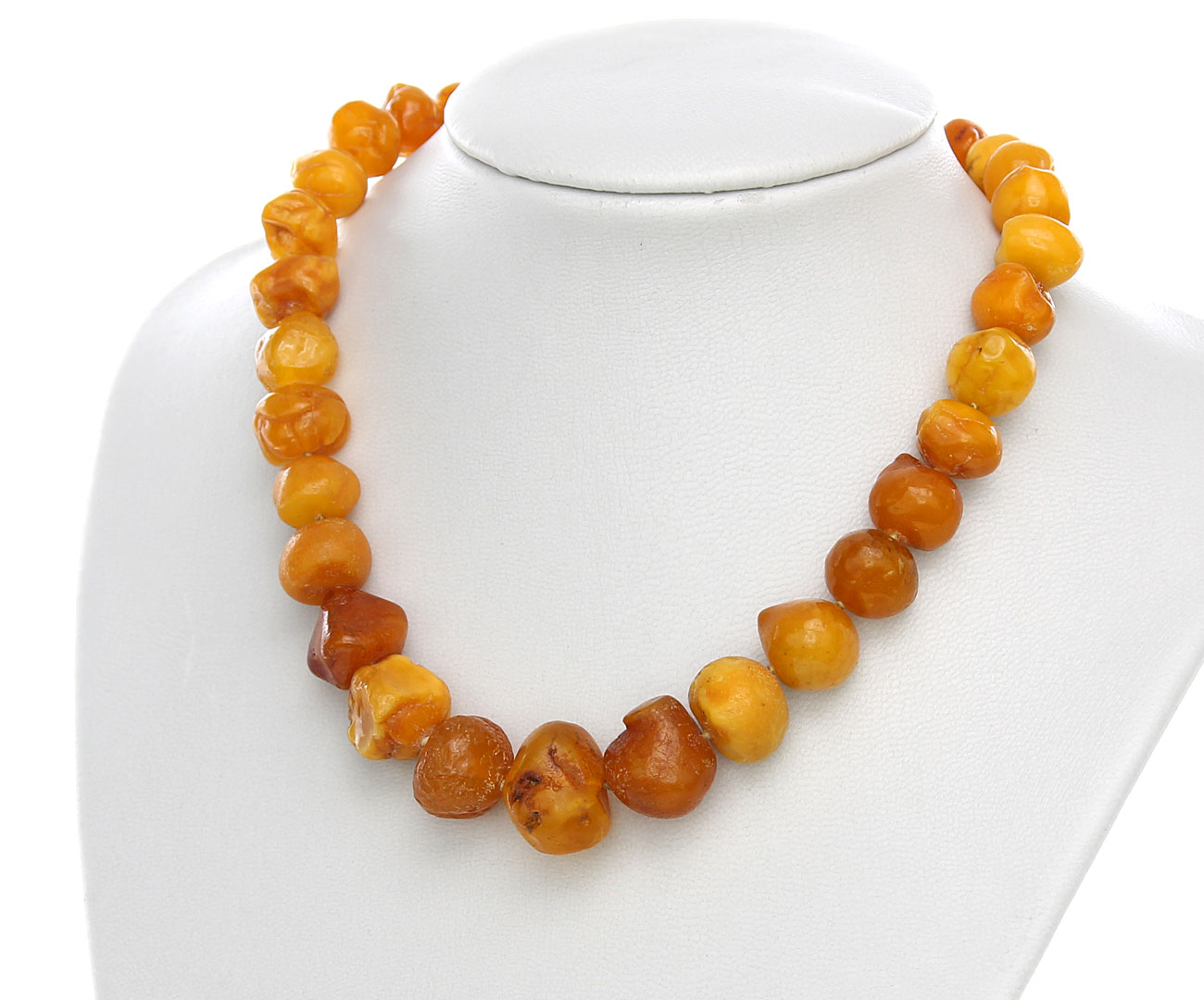 Antique German Konigsberg Baltic Amber Necklace 50grams A0148