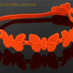 Italian Made Cruciani Bracelet- BUTTERFLY-FREEDOM-Fluorescent Orange RRP£20!!!