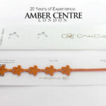 Genuine Italian Made Cruciani Bracelet Adjustable-STARFISH- ORANGE RRP£20!!!