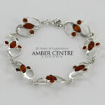 HANDMADE GERMAN BALTIC AMBER ELEGANT BRACELET 925 SILVER BR079 RRP£175!!!