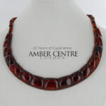 German  Baltic Amber Handmade Elegant Natural Beads Necklace - N153 RRP£395!!!