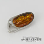 German Handmade 925 Silver Elegant Brooch Baltic Amber BD074 RRP£155!!!