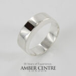 HANDMADE ITALIAN Inlaid BALTIC AMBER RING 925 SILVER-WR365 RRP£125!!!