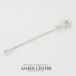 Italian 925 Sterling Silver Chain Extenders Safety Chain 2"(5cm) SFCH001-RRP£15!!!