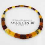 German Healing Power Genuine Handmade Natural Baltic Amber Necklace A0501 RRP£495!!!