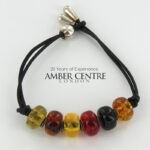 German Baltic Amber Handmade Unique Italian Genuine Bracelet BR253 - RRP£195!!!