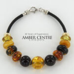 German Baltic Amber Handmade Unique Italian Genuine Bracelet BR249 - RRP£245!!!
