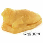 GERMAN ANTIQUE BUTTERSCOTCH BALTIC AMBER CARVING-WALRUS-CAR0020 RRP£595!!!
