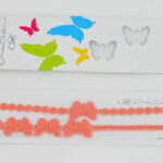 Italian Cruciani Butterfly Kids SET Necklace and Bracelet Colour Coral RRP£25!!!