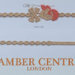 Italian Made Cruciani Double Bracelet - PIRATES - Champagne Orange RRP£25!!