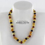 Teething Baby/Child Necklace Genuine Natural Multicolour Baltic Amber A09252 RRP£25!!!