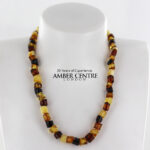 Teething Baby/Child Necklace Genuine Natural Multicolour Baltic Amber A09253 RRP£25!!!