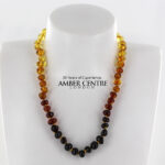 Teething Baby/Child Necklace Genuine Natural Multicolour Baltic Amber A09254 RRP£30!!!