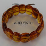 German Certified Baltic Amber Bracelet with18 Rare INSECTS, Handmade BRJB009- RRP£2700!!!